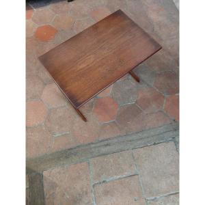 Bout de canapé scandinave en bois vers 1960