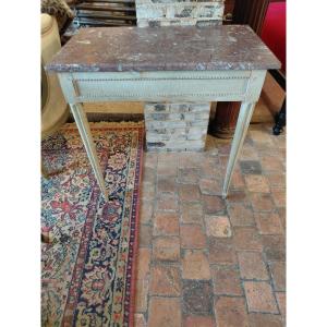 Console d applique en bois peint L XVI directoire fin 18e debut19e