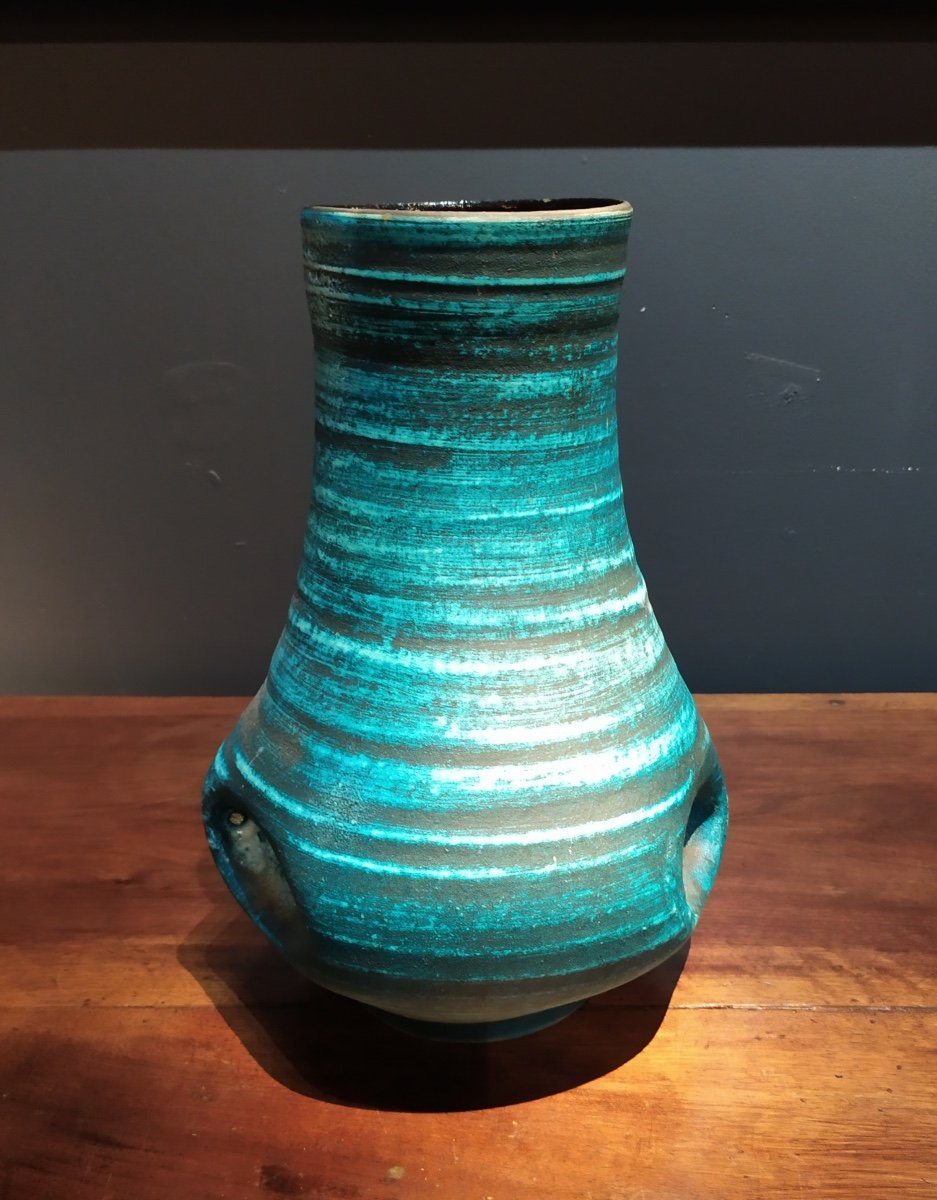 Large Vase, Signed Accolay