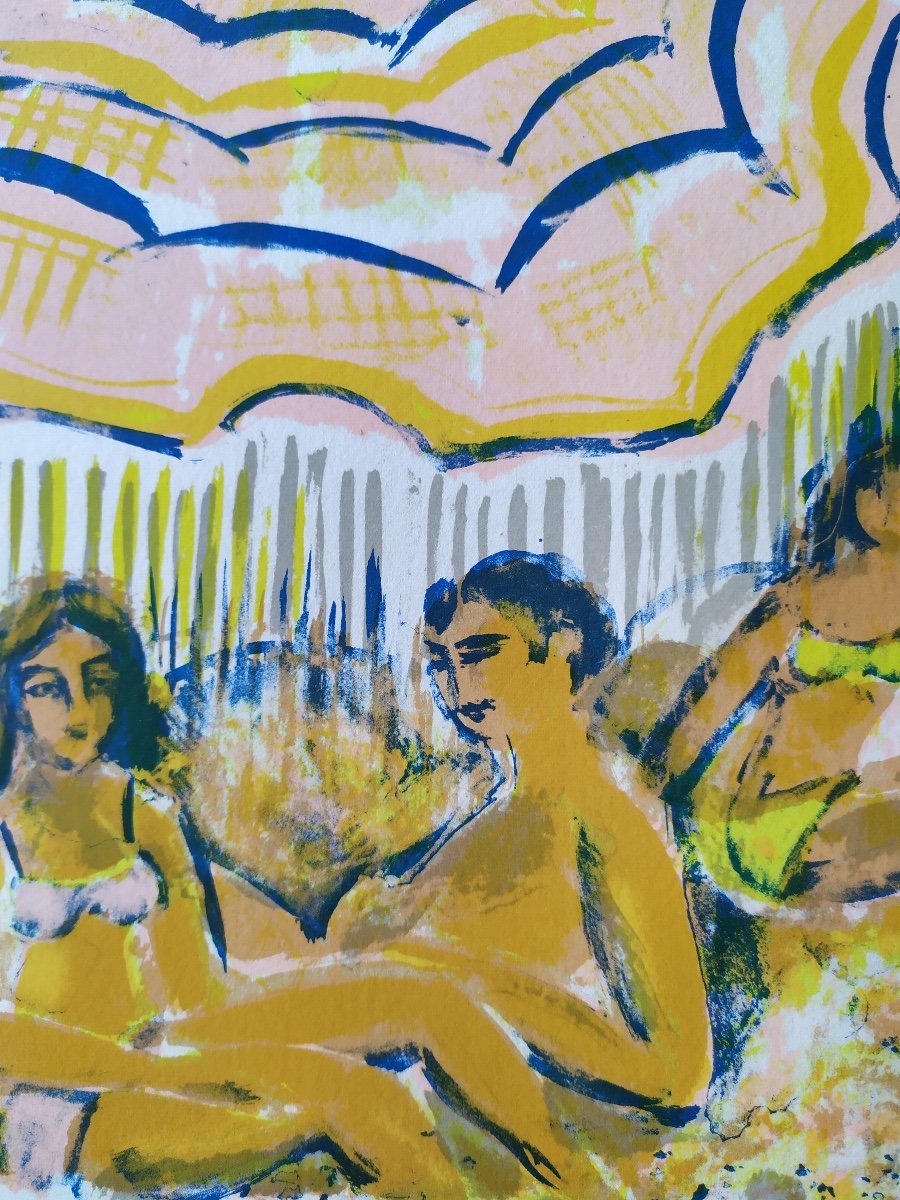 Lithographie d' Edouard Righetti. -photo-3
