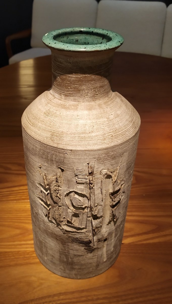 Ceramic Vase, By Karl Juttner