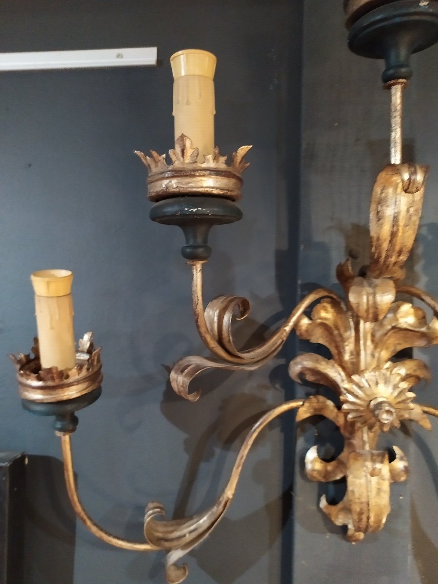 Pair Of Italian Wall Lights, 1950s-photo-1