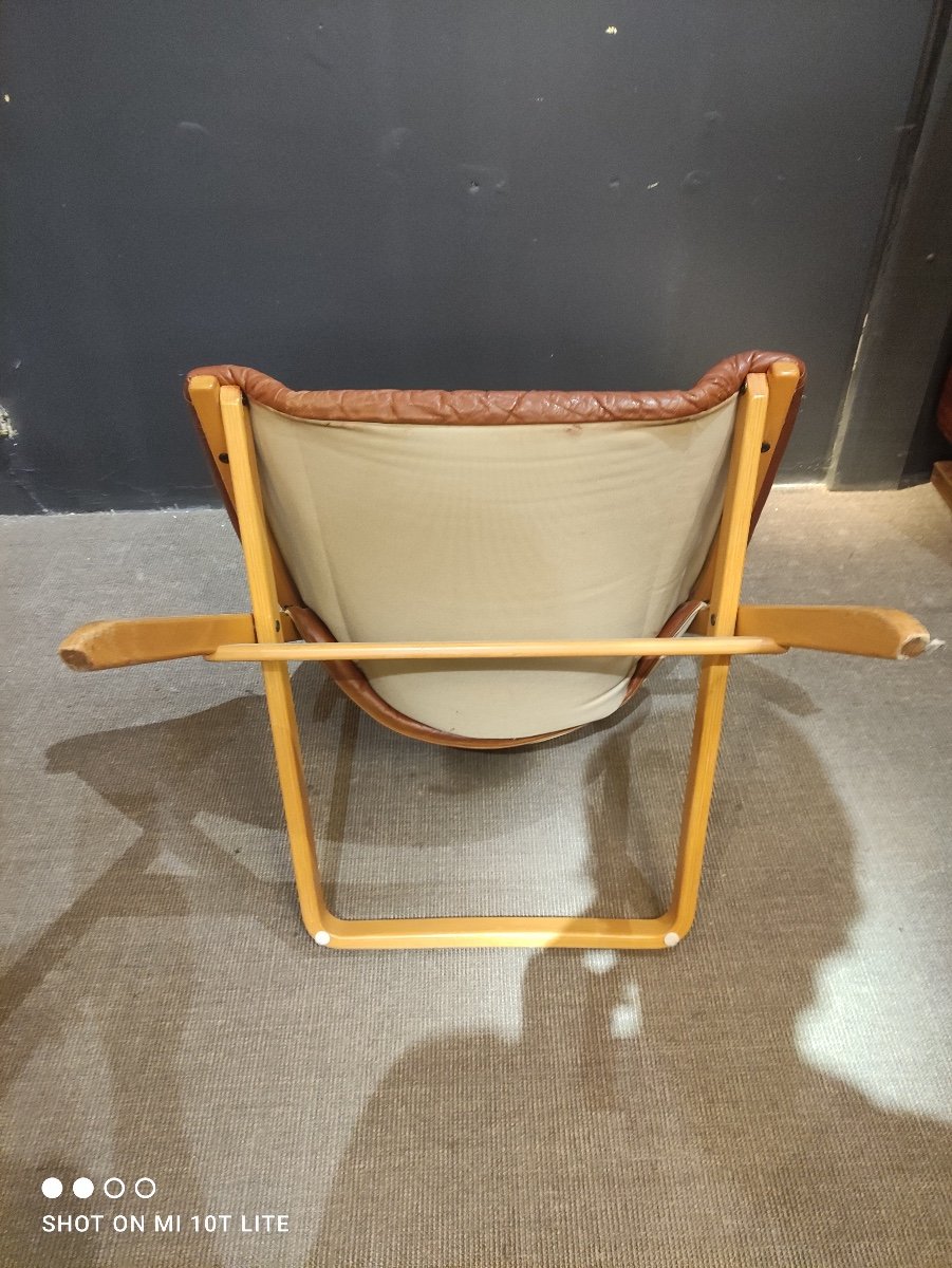 Pair Of Swedish Armchairs, 1970s-photo-3