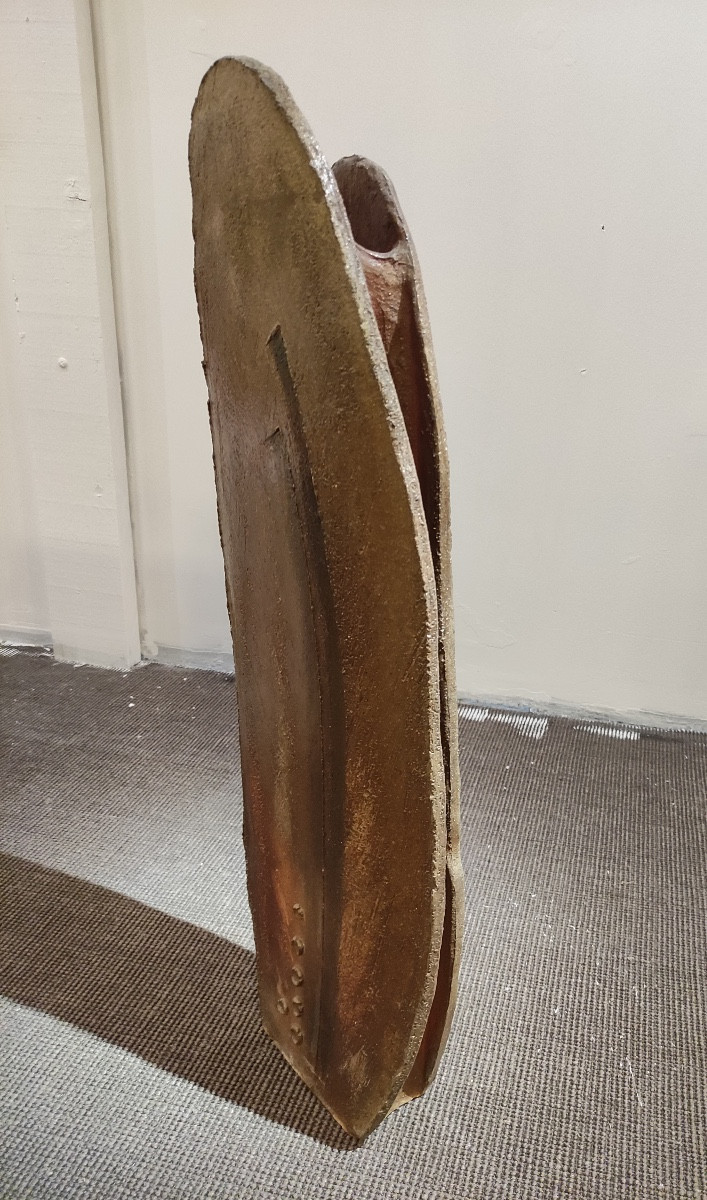 Ceramic Piece Signed Suzanne Daigeler, La Borne-photo-1