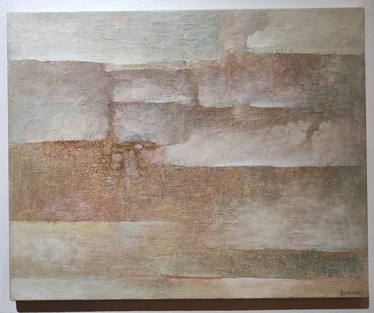 Oil On Panel, Signed Guermaz-photo-3