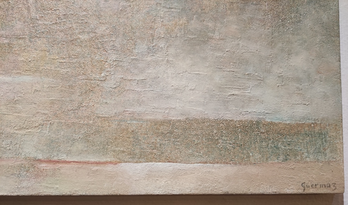 Oil On Panel, Signed Guermaz-photo-4