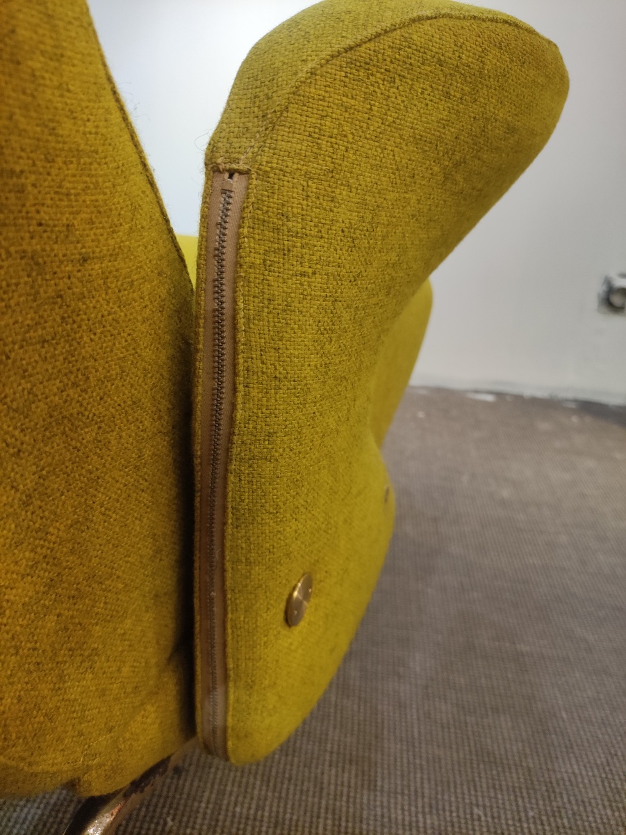 Paire de fauteuils italiens, Modèle "Delfino" , de Erberto Carboni-photo-2