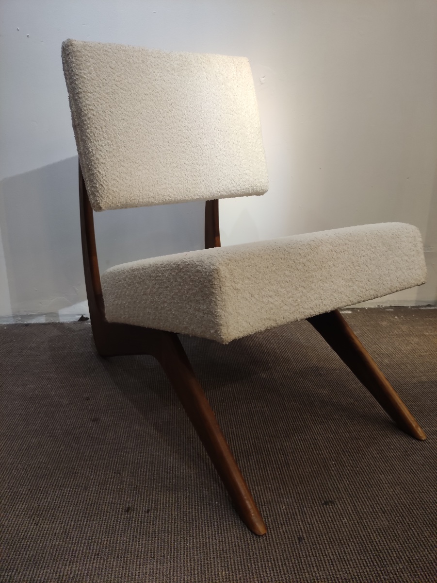 paire de fauteuils de Adrian Pearsall , États Unis , années 60-photo-4