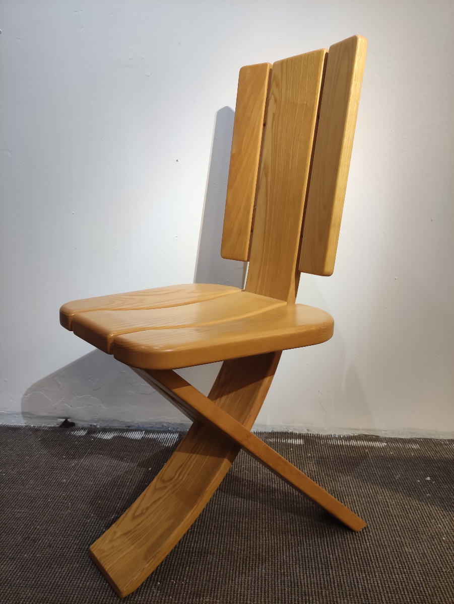 Set Of Four Chairs, 1970s/1980s, Seltz Cabinetmaking-photo-4