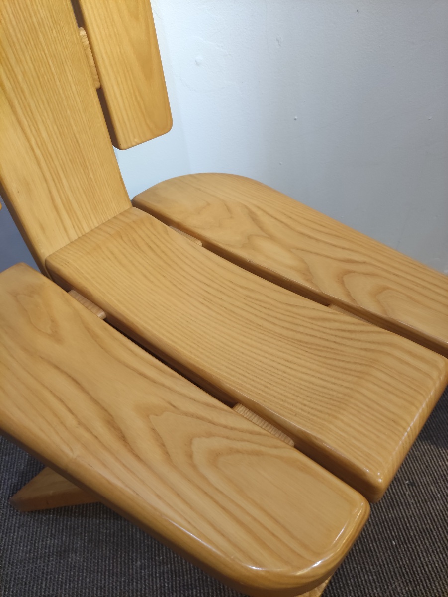 Set Of Four Chairs, 1970s/1980s, Seltz Cabinetmaking-photo-4