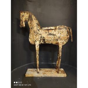 Horse . Metal Sculpture.
