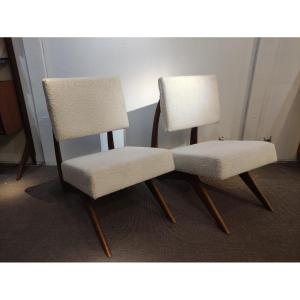 paire de fauteuils de Adrian Pearsall , États Unis , années 60