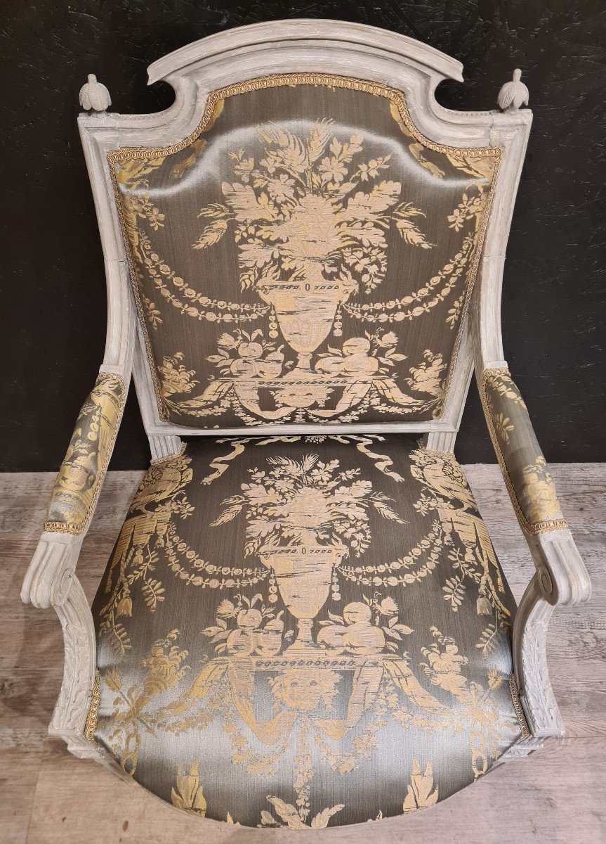 Denis Jullienne Louis XVI Period Armchair -photo-4