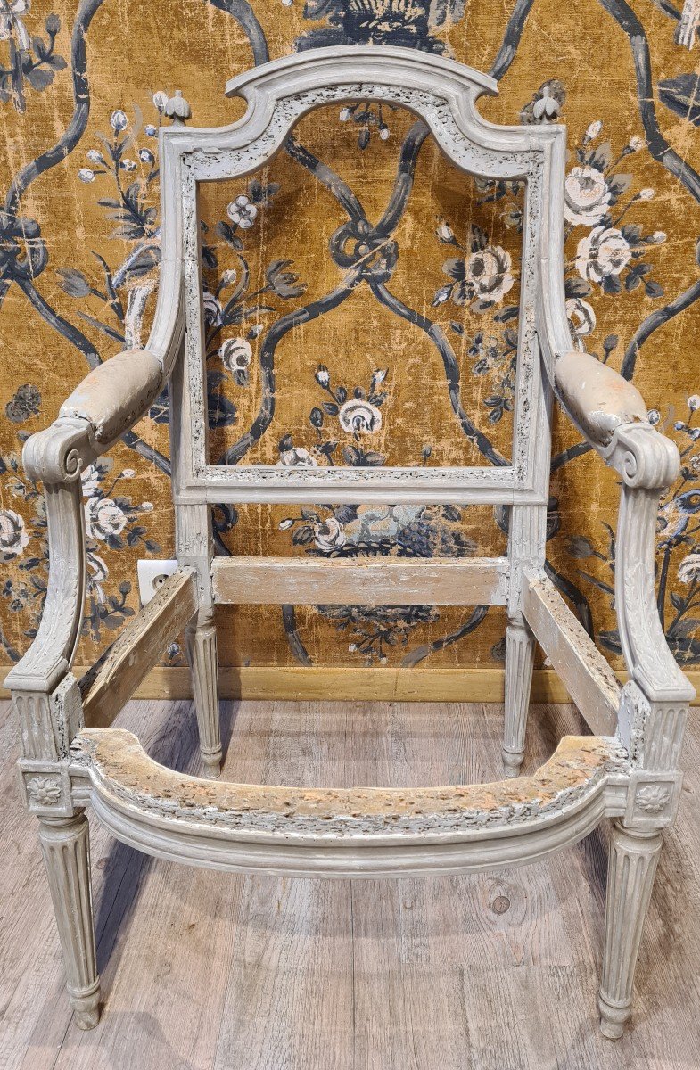 Denis Jullienne Louis XVI Period Armchair -photo-8