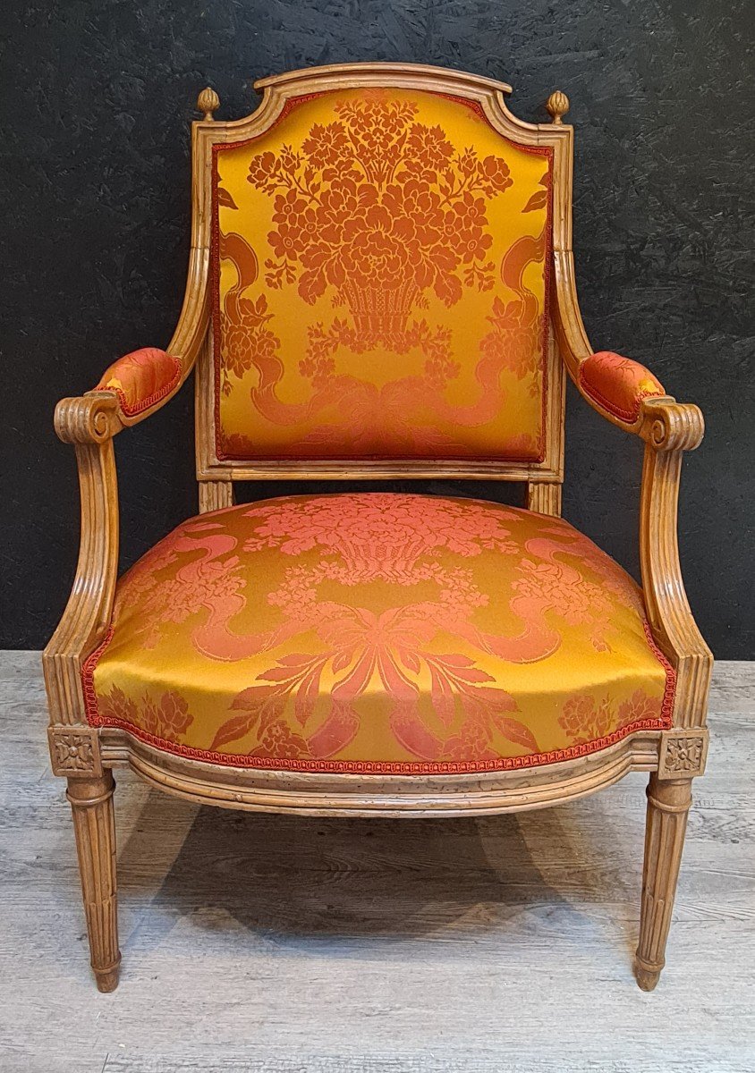 Pair Of Louis XVI Period Armchairs -photo-2