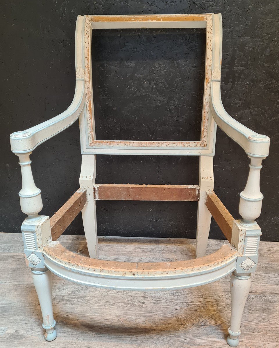 Suite de quatre fauteuils d'époque directoire -photo-2