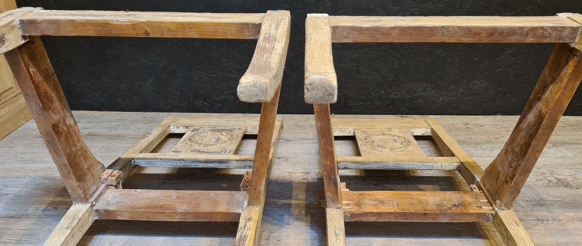 Paire de chaises d'époque empire-photo-5