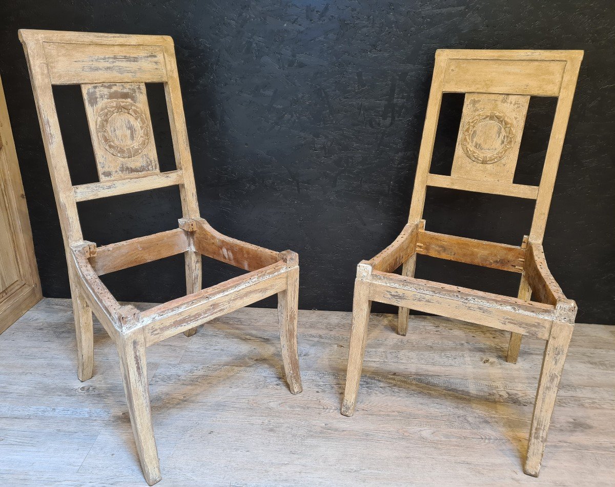 Paire de chaises d'époque empire