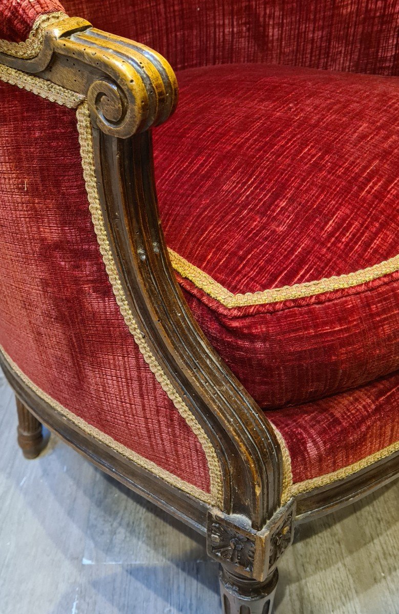 Bergere d'époque Louis XVI -photo-4