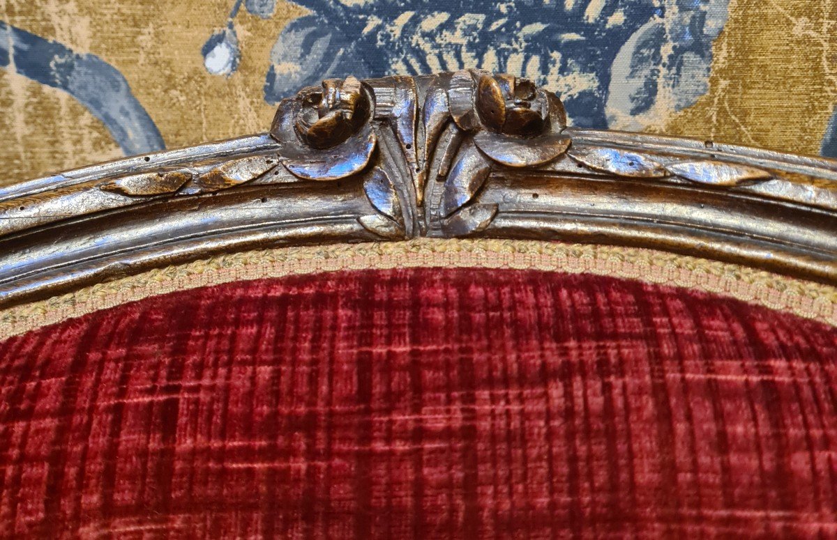 Bergere d'époque Louis XVI -photo-5