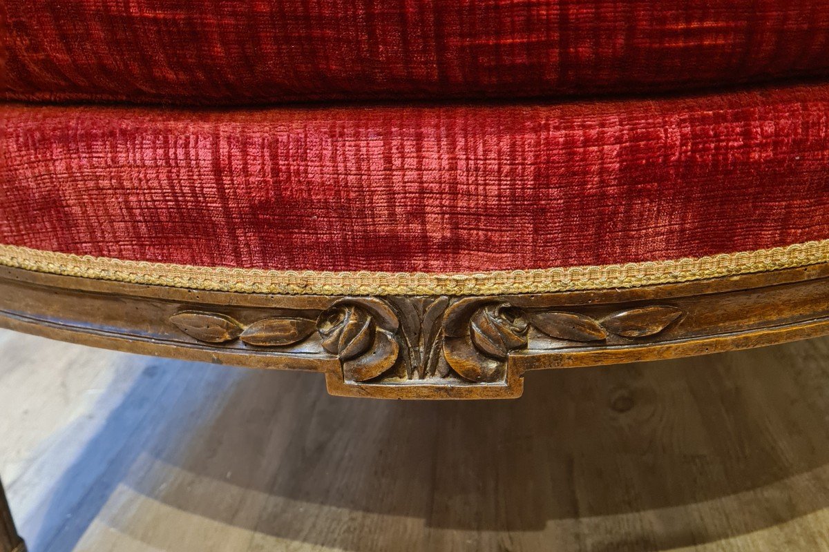 Bergere d'époque Louis XVI -photo-6