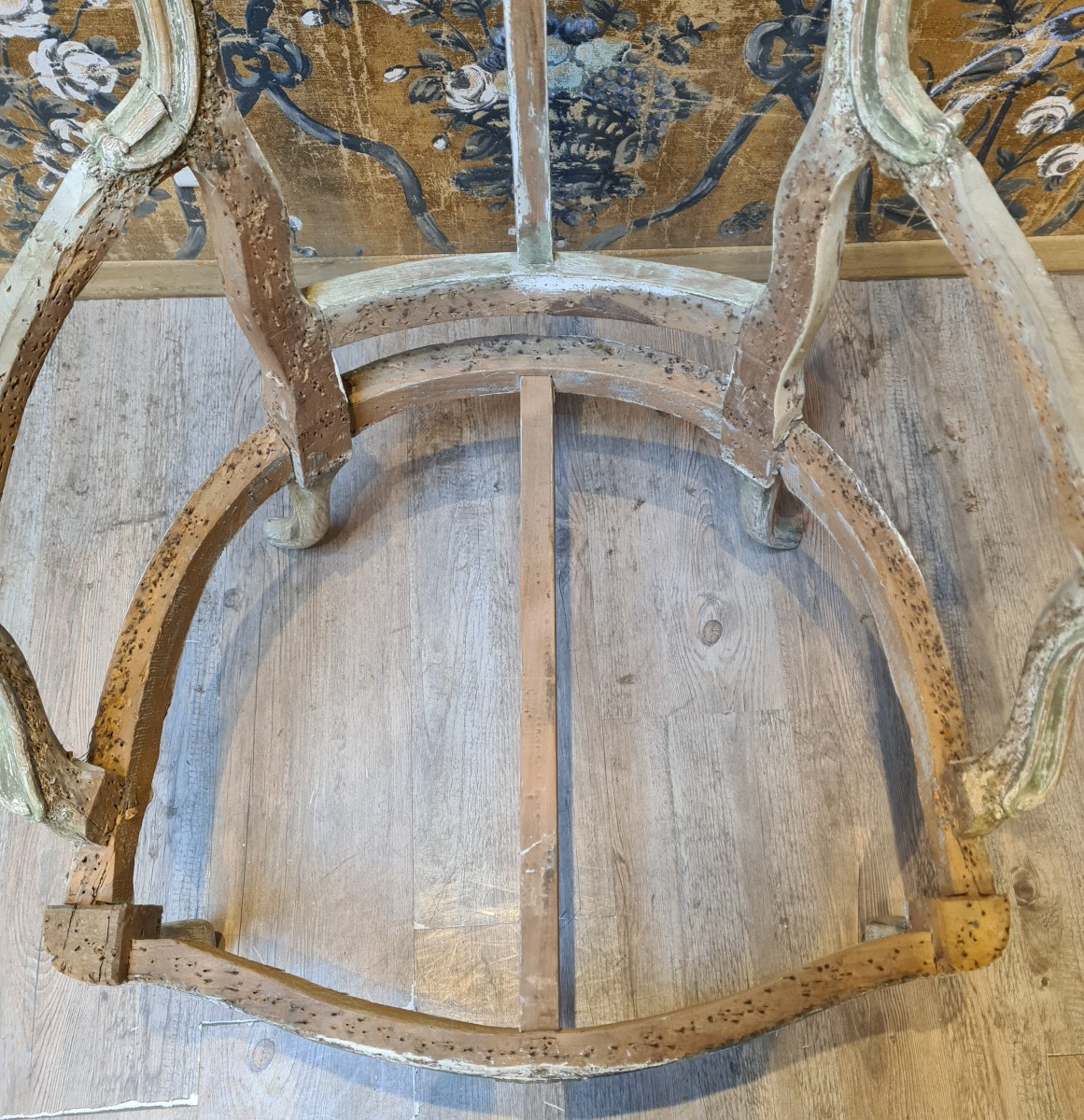 Bergère d'époque Louis XV -photo-8