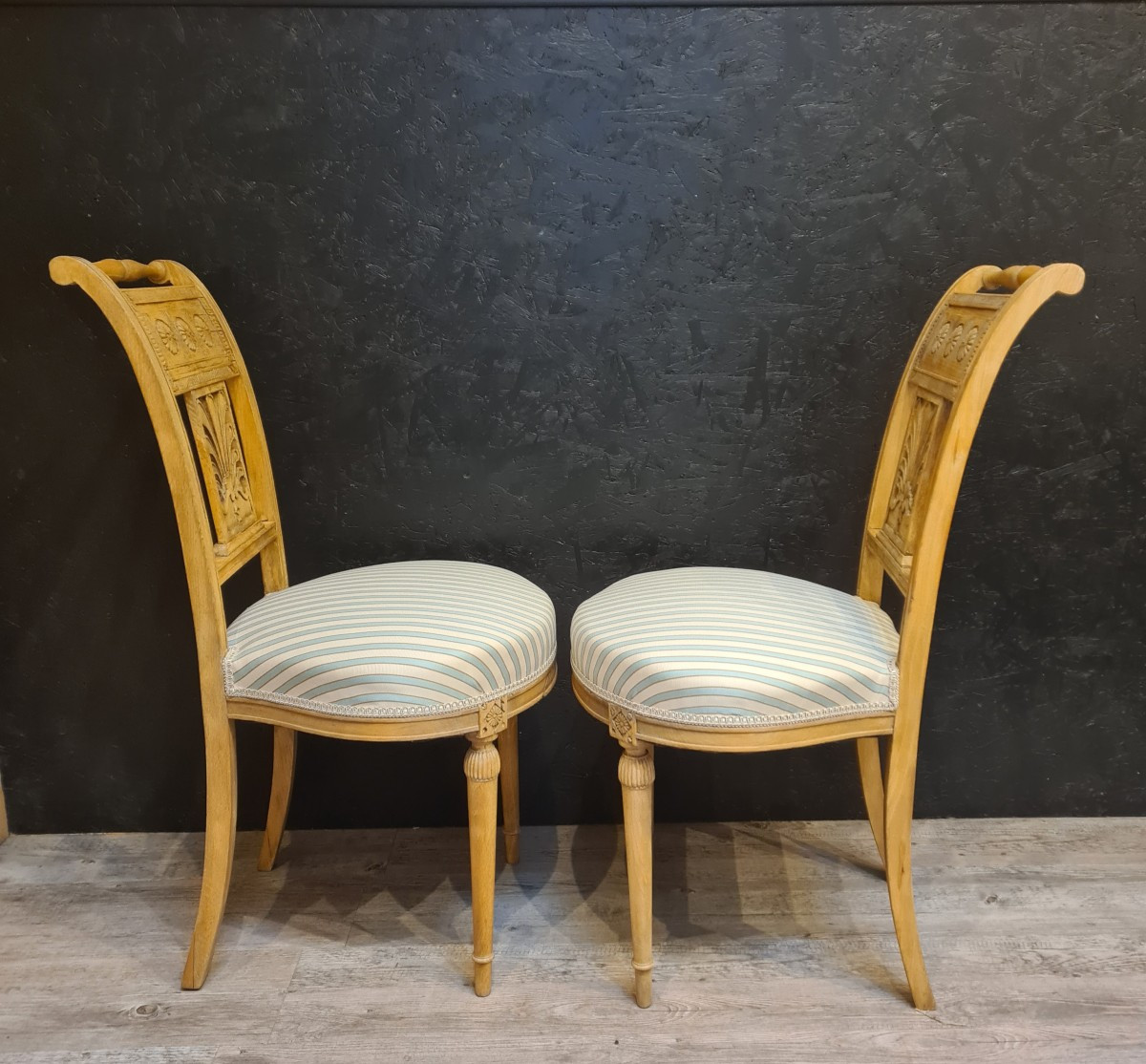 Pair Of Directoire Style Chairs -photo-3