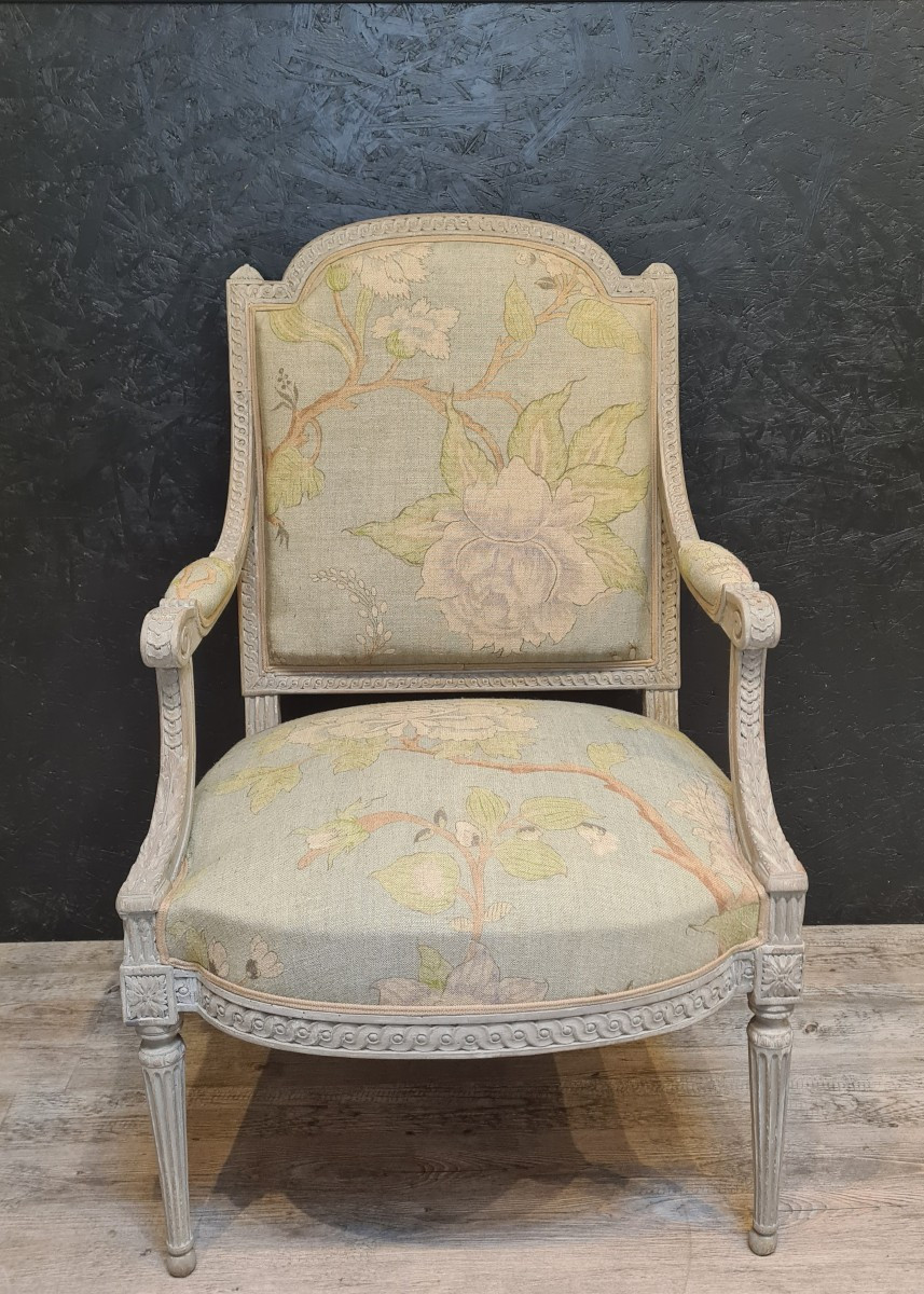 Louis XVI Period Armchair -photo-2