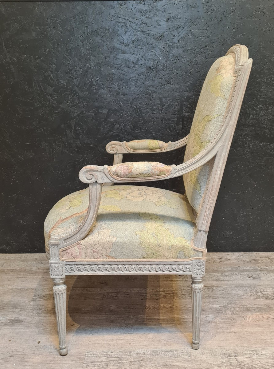 Louis XVI Period Armchair -photo-3