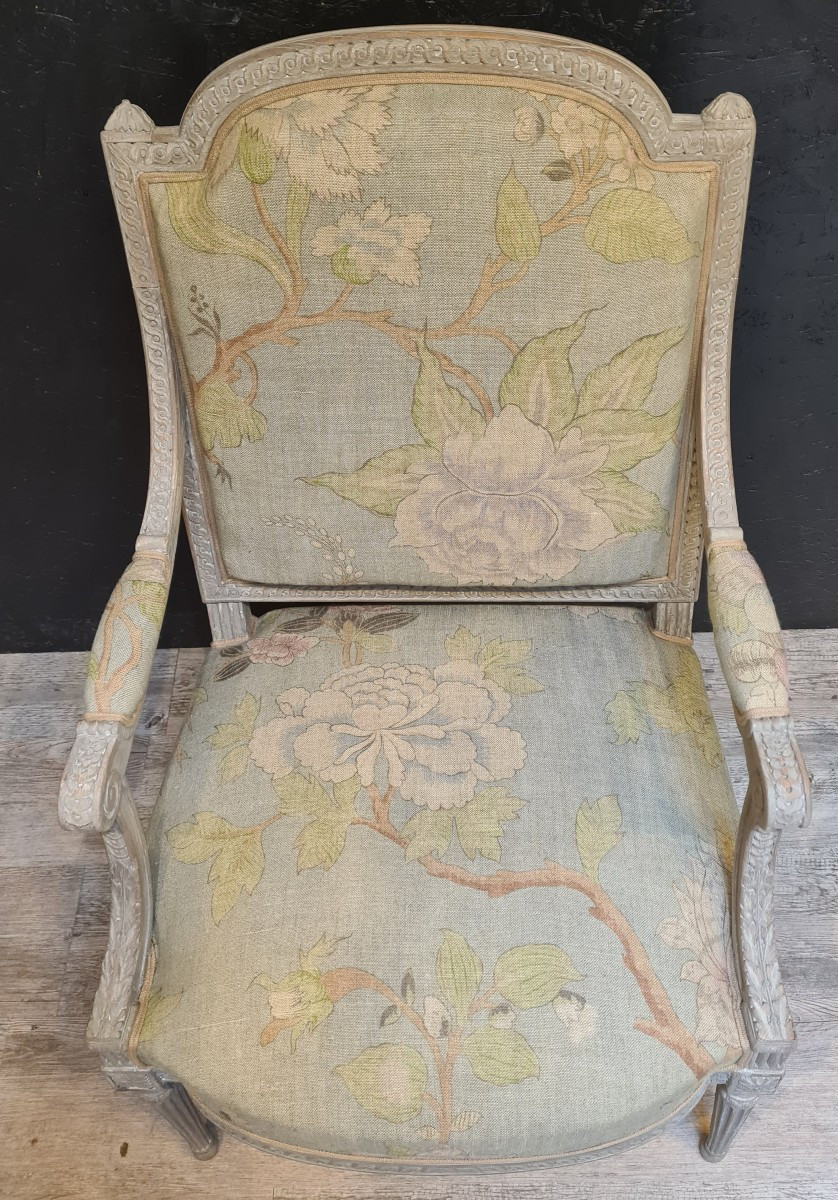 Louis XVI Period Armchair -photo-4