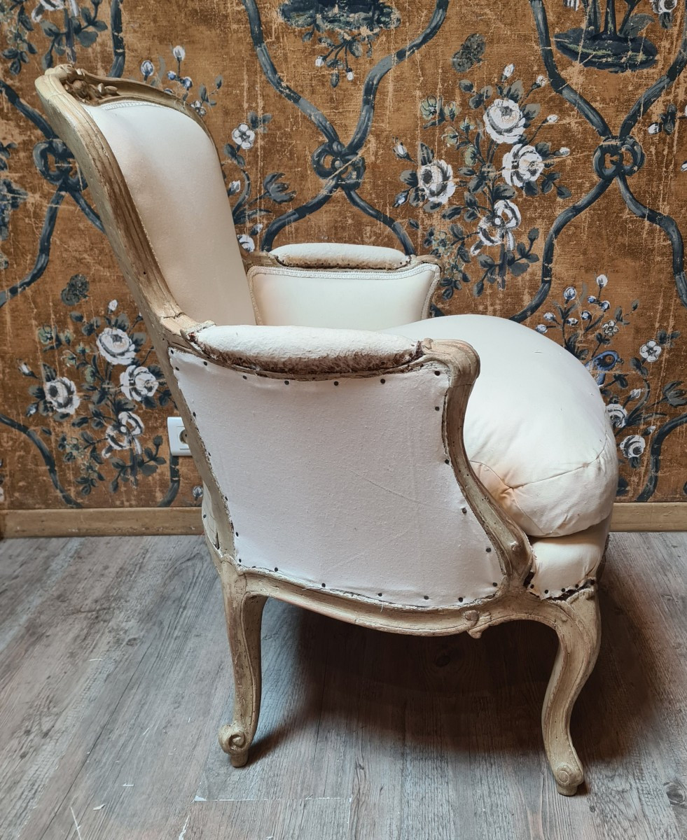 Bergère d'époque Louis XV -photo-3
