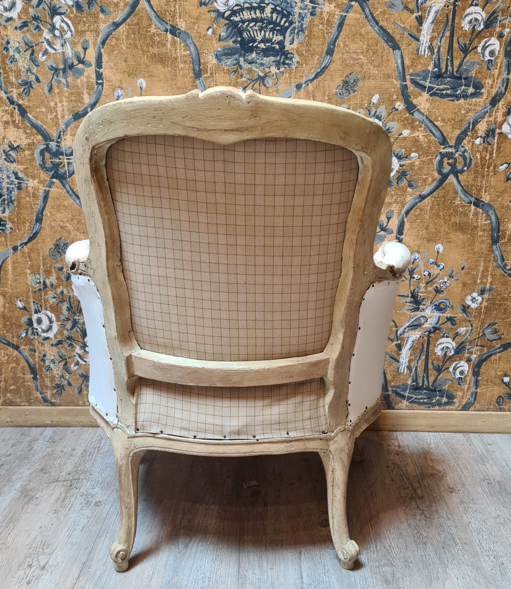 Bergère d'époque Louis XV -photo-4