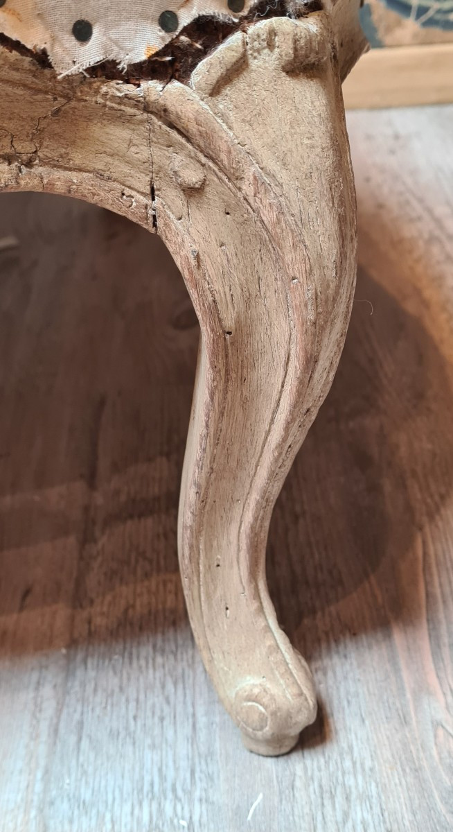 Bergère d'époque Louis XV -photo-2