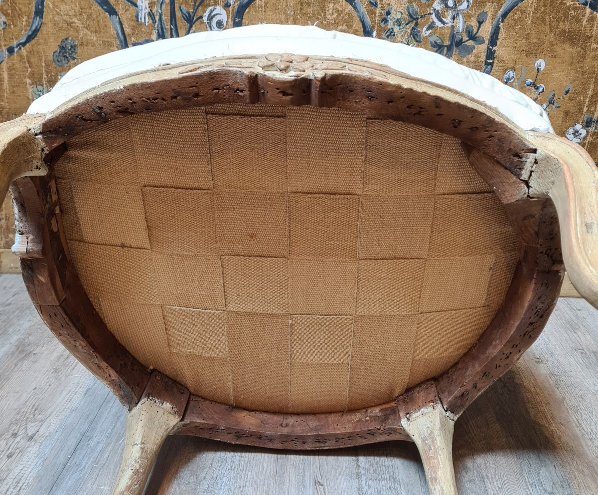 Bergère d'époque Louis XV -photo-8