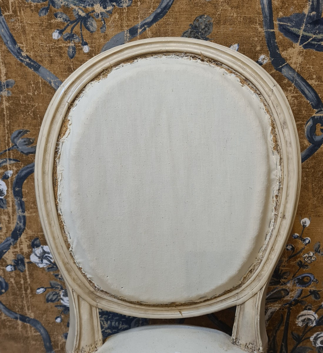 Paire de chaises d'époque Louis XVI estampillée de Lechartier-photo-4