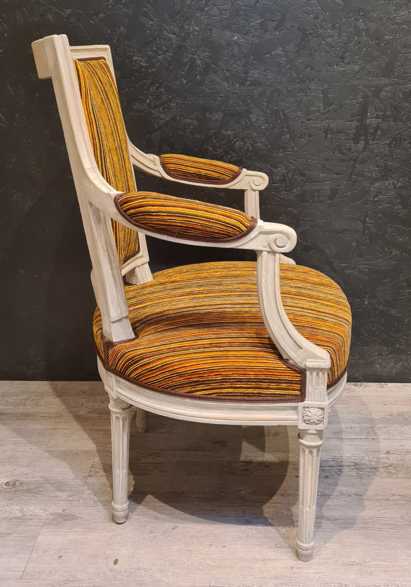 Louis XVI Cabriolet Armchair -photo-4