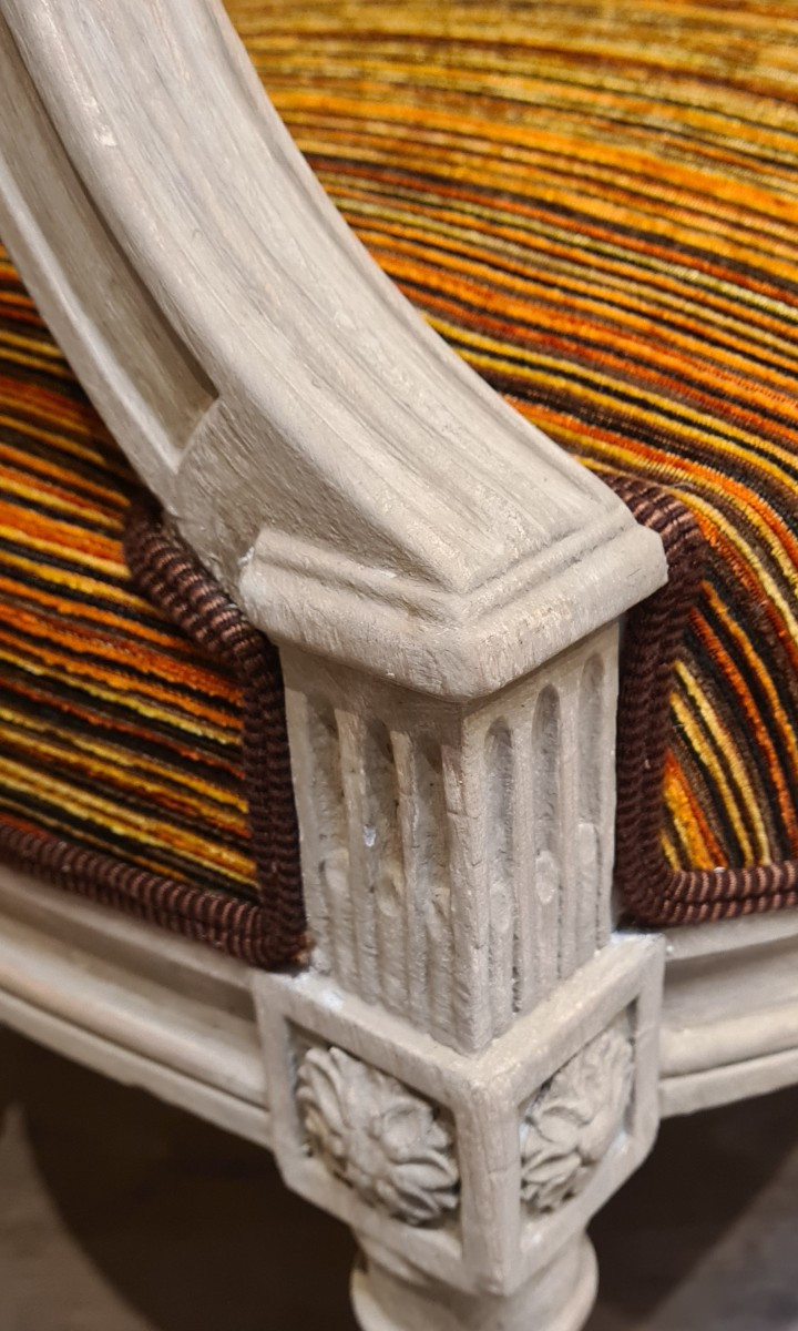 Louis XVI Cabriolet Armchair -photo-4
