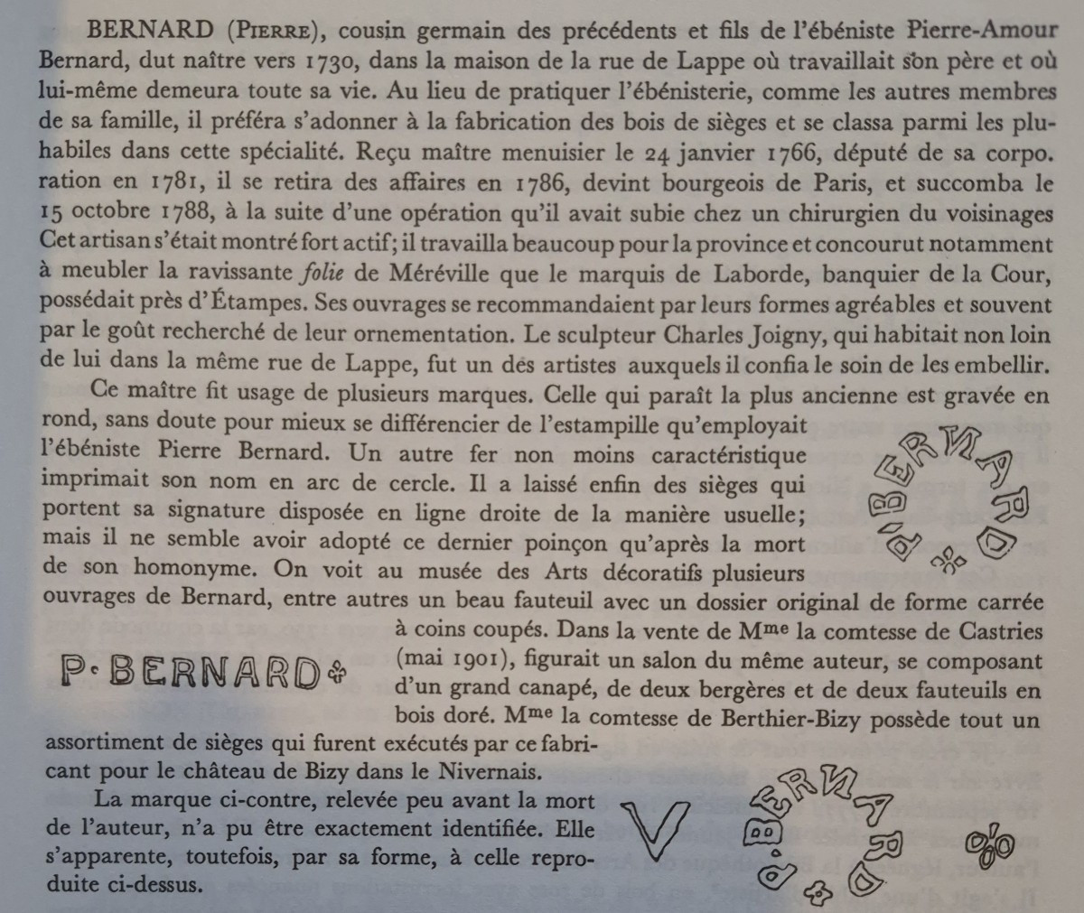 Paire de fauteuils d'époque Louis XVI estampillée de Pierre Bernard reçu maître en 1766-photo-8