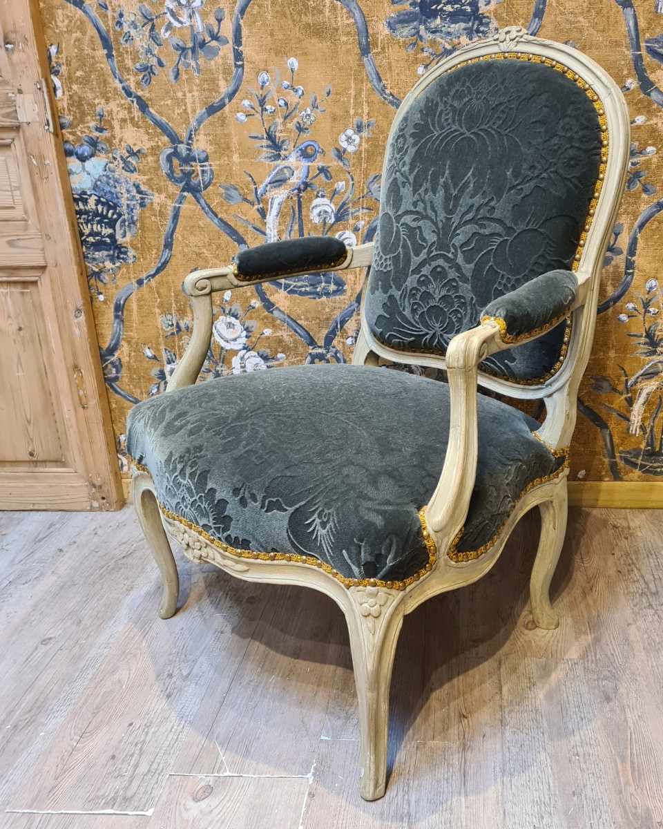 Pair Of Louis XV Period Armchairs-photo-3
