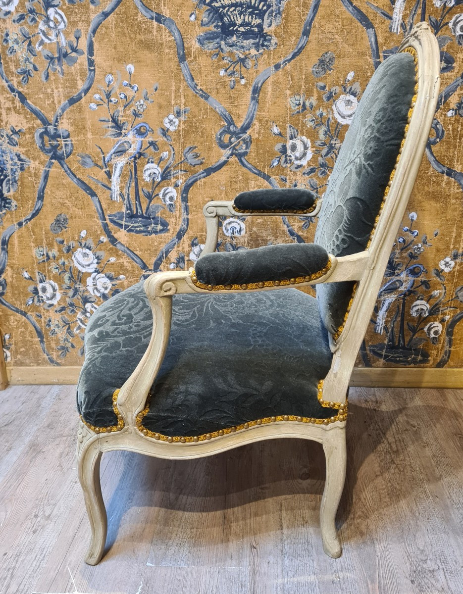 Pair Of Louis XV Period Armchairs-photo-4