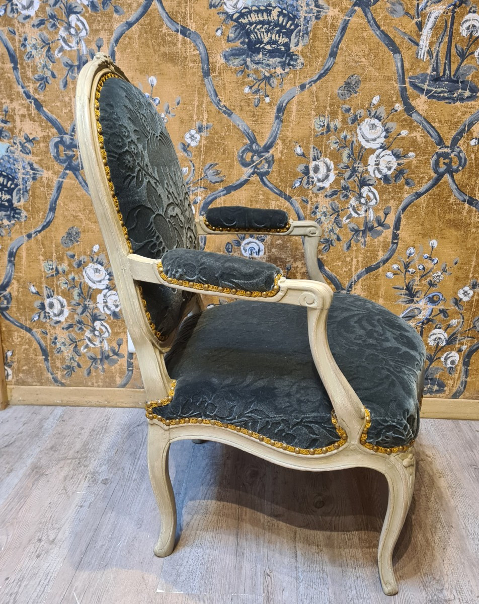 Pair Of Louis XV Period Armchairs-photo-1