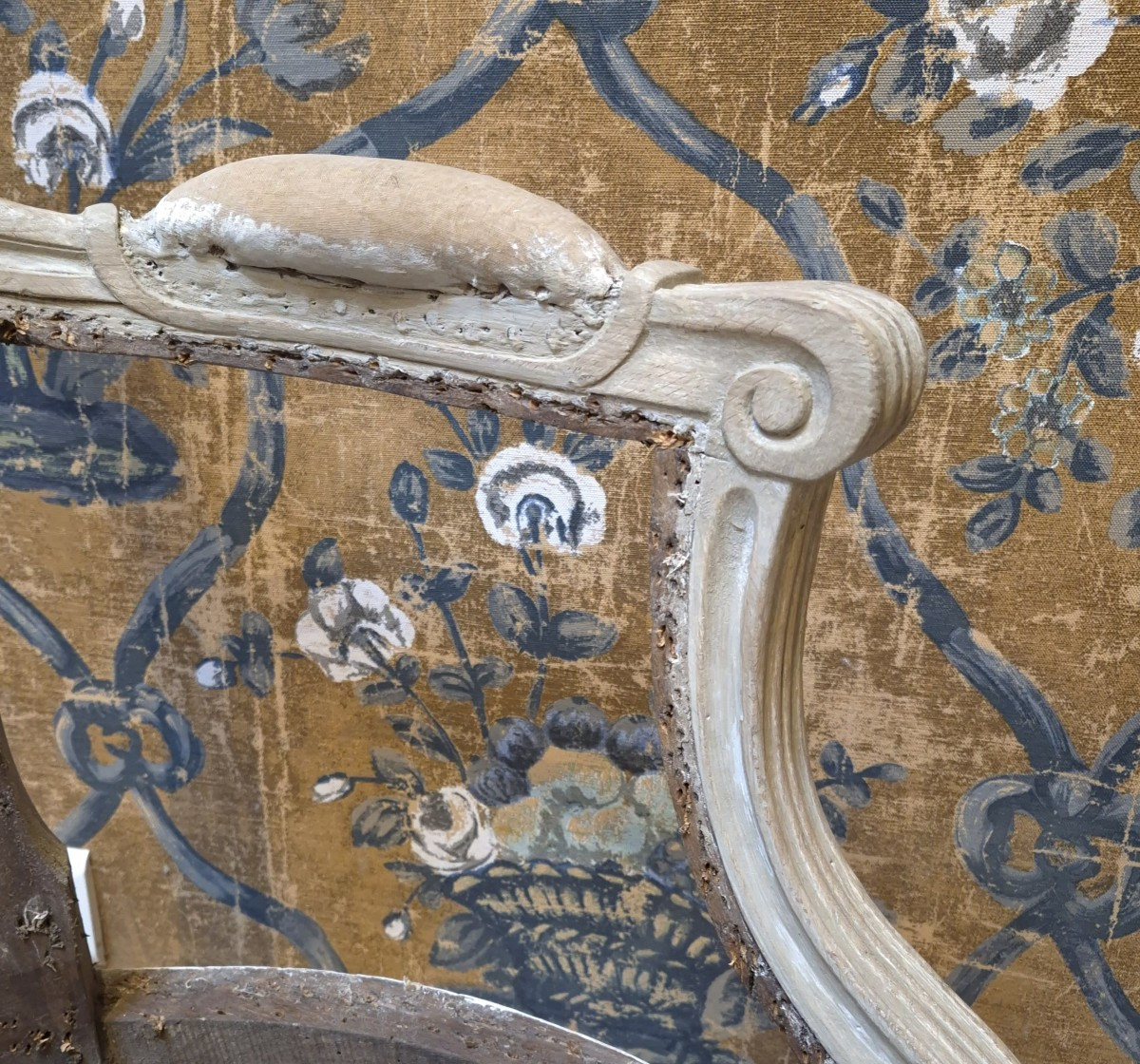 Pair Of Louis XVI Period Bergère Armchairs -photo-6