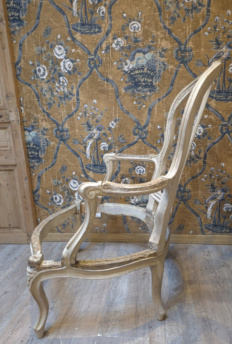 Fauteuil d'époque Louis XV -photo-3