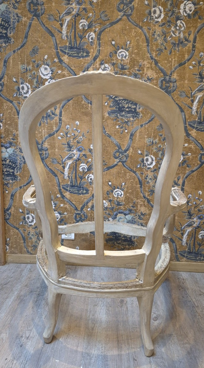 Fauteuil d'époque Louis XV -photo-1