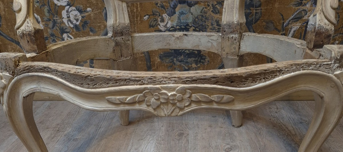 Fauteuil d'époque Louis XV -photo-8