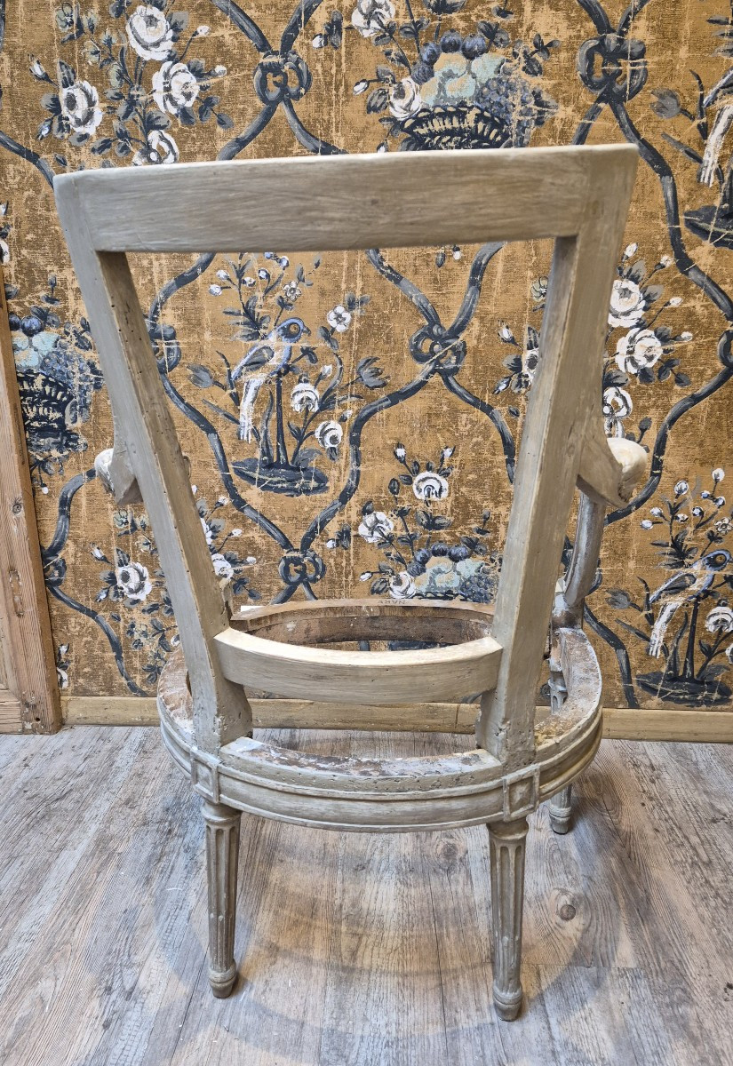 Louis XVI Period Cabriolet Stamped By Tilliard-photo-1