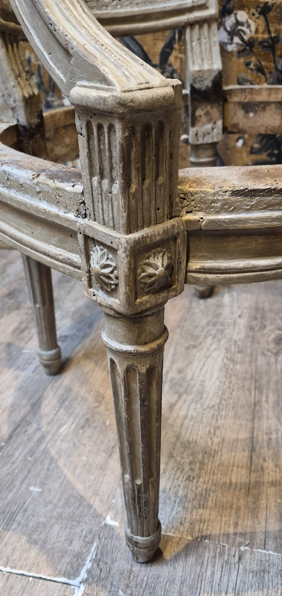 Louis XVI Period Cabriolet Stamped By Tilliard-photo-3