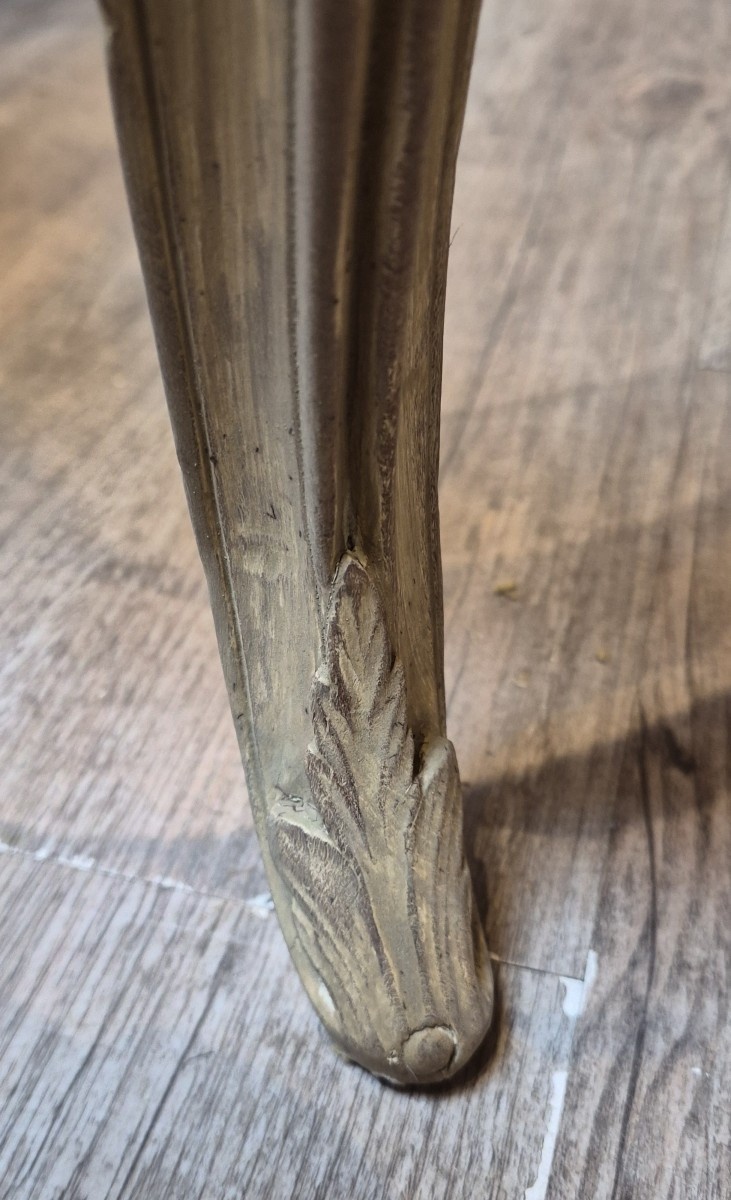 Louis XV Period Cabriolet Stamped By Pluvinet -photo-4