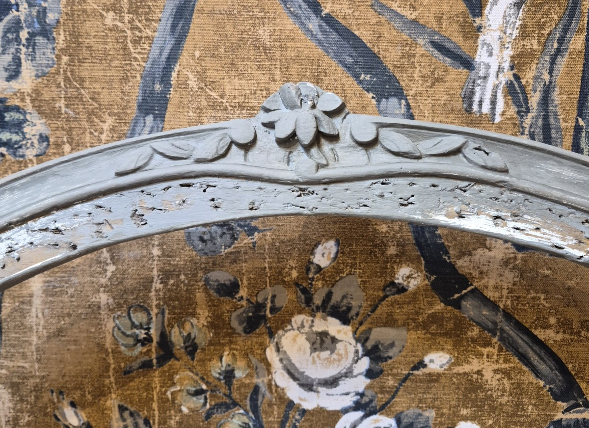 Louis XV Period Queen's Armchair -photo-5