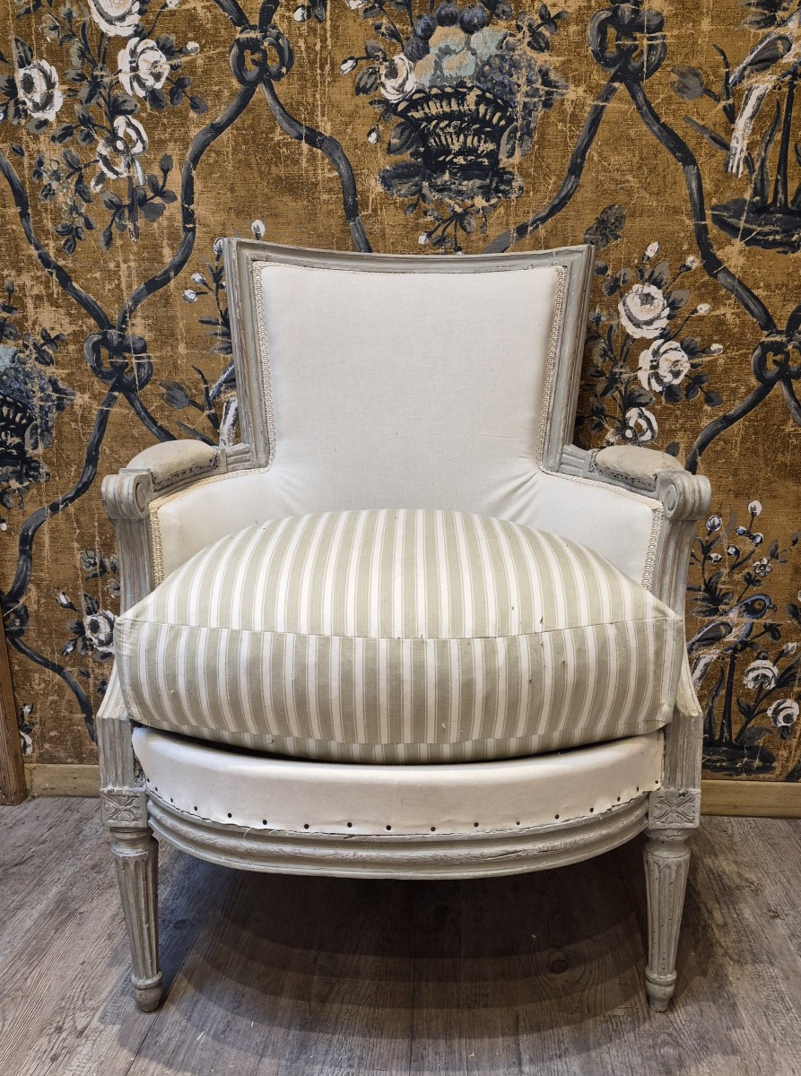 Bergere d'époque Louis XVI -photo-2